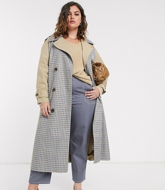 Le trench Asos de la collection Curve